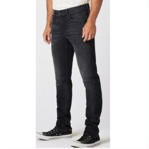 Hudson Byron Straight Leg Jean Faded Black Wash 32 x 33